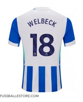 Günstige Brighton Danny Welbeck #18 Heimtrikot 2025-26 Kurzarm